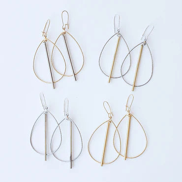 Teardrop Hoop Earring