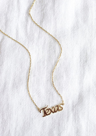 State Of Mind Necklace - Texas