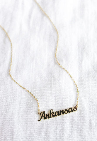 State Of Mind Arkansas Necklace