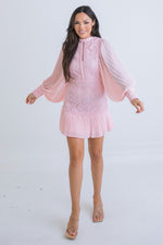 Pink Chiffon Dress