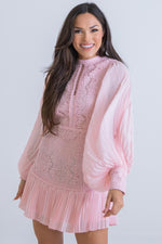 Pink Chiffon Dress