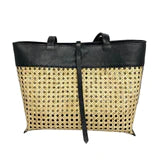 Madeline Cane & Leather Tote