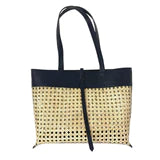 Madeline Cane & Leather Tote